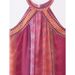 Women's Clothing Autumn New Beaded Loose Long Tie Dye Dress_ecoleips.com