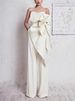 Women's Clothing Autumn New Women's Clothing New Chest Wrap Belt Lotus Slim Fit Jumpsuit New Model_ecoleips.com