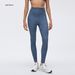 Women's Yoga Pants, High Waisted, Hip Lifting, Tight Fitting, Retro Faux Denim Running Sports Fitness Pants, Breathable (D26064)_ecoleips.com