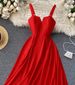 Plus Size Women Elegant Party Sling Light Dress For New Year Clothes, For Thanksgiving Maxi Women Outfit_ecoleips.com