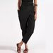 Trendy Asymmetrical Tie-Waist Wide Leg Pants – High-Waisted Culottes In Khaki/Black/Navy (S-Xxxl) | Breathable Poly-Viscose Palazzo Trousers_ecoleips.com