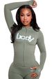 Fashion Versatile Leopard Print Letter Hooded Jacket Top And Printed Skinny Pants Set European American Style Long Sleeved_ecoleips.com