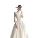 Satin Light Wedding Dress 2025 New Socialite Banquet Party Graduation Travel Photography Simple Petite Dress_ecoleips.com