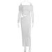 Summer Womens Long Dress Sexy Mesh Spliced Sheer Tube Top Long Sleeve Dress Womens Summer Fashion Clothing_ecoleips.com