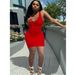 Women's Clothing New Fashion Elastic Sexy U Neck Sleeveless Slim Temperament Skirt In Stock_ecoleips.com