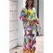 Europe And The United States New Temperament Commuter Long Sleeve Loose Shirt High Waist Wide Leg Pants Women's Suit_ecoleips.com