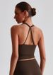 Solid Color Sports Tank Top Women Fitness Bra TightsCross Back Gym Clothe Underwear Yoga Vest High Impact Shockproof Chest Pad_ecoleips.com