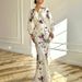Women's Clothing Solid Color Long Sleeve Lace Up Jacket Skirt Fashion Suit_ecoleips.com