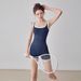 Sports Suit Women's Running Training Tennis Badminton Suit Yoga Suit With Chest Pad Top Shorts Onesie_ecoleips.com