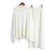 Cross-Border Turtleneck Skirt European American Style, Loose Knitted Two-Piece Sweater Set For Women, Autumn And Winter_ecoleips.com