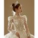 Women's Clothing New Bride French Retro Light Luxury Niche High End Advanced Travel Photography Long Tail Main Yarn Female_ecoleips.com
