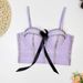 Women's Clothing Bowknot Diamond Body Shaping Hot Girl Tube Top Design Niche Nightclub Top Trendy Women Beaded Fishbone Bra_ecoleips.com