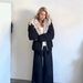 Style Mountain Carving Furry Fur Collar Cotton Jacket Fleece Thickened Jacket_ecoleips.com