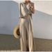 Women's Clothing Summer And Autumn New Cotton And Linen Fashion Casual Loose Two Piece Sleeveless Top Loose Wide Leg Pants_ecoleips.com