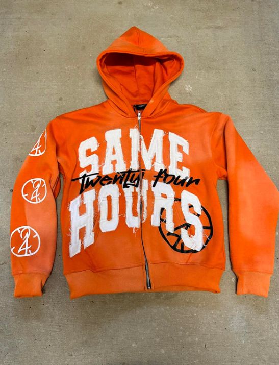 Women's Clothing Alphabet Patch Embroidery Trendy Brand Hooded Autumn And Winter Sweatshirt_ecoleips.com