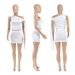 D88238 Style 2025 Spring New Casual Fashion Women's Asymmetrical Strap Solid Color Short Skirt Set_ecoleips.com