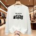 FW25 Matching Couple Cotton Crew Neck Sweatshirt - His & Hers_ecoleips.com
