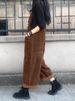 ZANZEA Autumn Rompers Solid Wide Leg Playsuits Women Casual Straps Suspender Overalls Vintage Corduroy Jumpsuits Overszie 2025_ecoleips.com