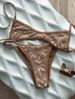 Women's Clothing Women's Lace Hollow Tie Bikini Sexy Two Piece Swimsuit Beach Vacation Style Design Swimwear_ecoleips.com