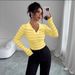 Women's American Style Striped Long Sleeve T-Shirt Slim Fit Knitted Base Layer Top for Europe And America_ecoleips.com