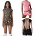 Cross-Border Sweet Spicy Girl Ruffled Hollow Out Tie Strap Camisole Women Summer Lace Trim Puffy Shorts Two-Piece_ecoleips.com