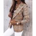 Cross-border Foreign Trade European American Women's Clothing 2025 Autumn And Winter Long-sleeve Double-breasted Casual_ecoleips.com