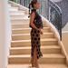 Women's Clothing Spring/Autumn 2026 Slim Fit Sleeveless Printed Dress Casual English Style Thin Material Fashion New_ecoleips.com