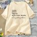 Inner Peace Begins With Four Words T-shirts Funny Quote Sassy T Shirt Women Men Cotton Tshirt Womens Oversize T-shirt Streetwear_ecoleips.com