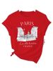 European And American Cross-border Foreign Trade Wholesale Clothing, City Letter Pattern Round Neck Plus-size_ecoleips.com
