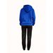 Women's Fashionable Casual Street Dance Sweatshirt And Sweatpants Set Autumn Winter Warm PWR Pattern Print Girl Outfit_ecoleips.com