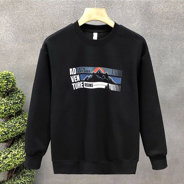 FW25 Matching Couple Cotton Crew Neck Sweatshirt - His & Hers_ecoleips.com