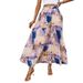 cross-border Summer High-end Oil Painting Print Skirt, European And American Style Drapey A-line Pleated Skirt_ecoleips.com