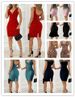 Sexy Deep V Bodycon Dress - Backless Slit Club Dress, Sleeveless Tight Mini Dress For Women, Night Out Party Wear (Black/Red, S-XL)_ecoleips.com