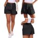 Summer Women's Casual Loose Shorts With Pockets Thin Cotton Polyester Beach Style Regular Size_ecoleips.com