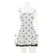 Fashion Women's Strapless High Waisted Slimming Polka Dot Print Dress A-Line Mini Skirt French Heiress Style Hot Selling R Clothing_ecoleips.com