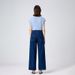 Coolmei Women's 9/10 Length Straight-Leg Pants, 2025 Spring New Style, Non-Stretch, Back Pocket, High-Waisted, Slimming_ecoleips.com