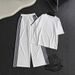 Women's Streetwear Set Summer Loose Fit Fashionable Short Sleeved Top And Pants Casual Two Piece Running Set_ecoleips.com