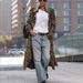 Women's Clothing Leopard Print Lapel Women's Windbreaker Casual Long Sleeved Jacket Loose Fit Autumn Winter_ecoleips.com