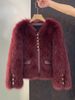 Autumn And Winter Short Coat Women's New Mao Mao Top Women's Clothing_ecoleips.com