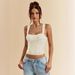 Elegant Fishtail Bra Polka Dot Print Underwire Women's Top For Parties Dates_ecoleips.com