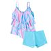 Women's Plus Size Two Piece Swimsuit Skirt Style Printed Bikini New Style For Spring/Summer/Autumn_ecoleips.com