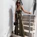 Women's Sleeveless Solid Color Lace Jumpsuit Casual Summer Fashion Polyamide_ecoleips.com