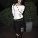 White Off-Shoulder Long Sleeve Women's Top Y2K Summer Casual Fashion Rhinestone Decorated Comfortable Sexy Tight Fitting_ecoleips.com