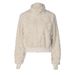 European And American Best-Selling Women's Clothing 2026 Spring New Fashion Casual Cardigan Zipper Plush High Collar_ecoleips.com