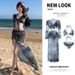 Women's Sexy Slim Fit Bikini Swimsuit New Style Two Piece Four Piece Long Dress American Style For Hot Spring Vacation_ecoleips.com