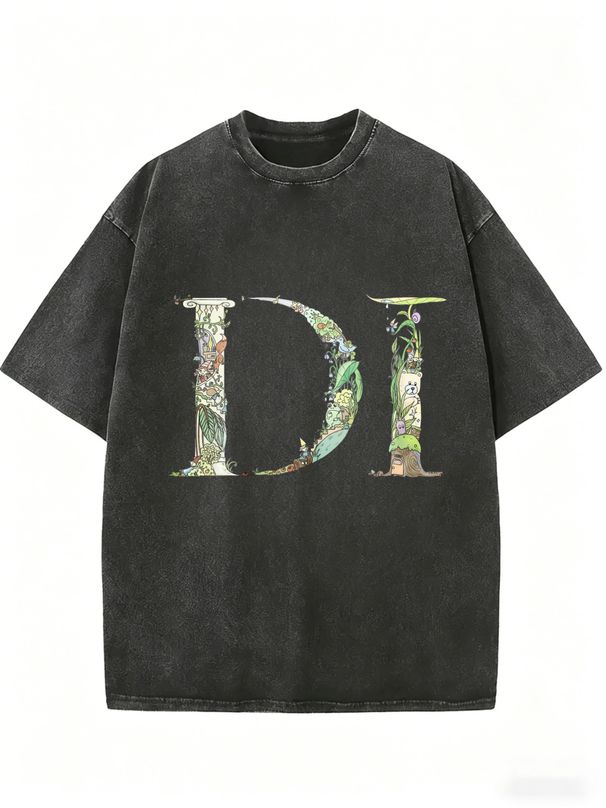 Women's Washed Cotton Blend Tee, Relaxed Fit Short Sleeve Casual Everyday T-Shirt_ecoleips.com