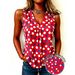 plus Size Women's Plaid Sleeveless Tank Top Casual Stretch Camisole Comfortable Fit for Daily Wear_ecoleips.com