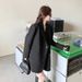 Super Stylish Black Blazer For Women, 2025 Autumn New Model, Elegant And Sophisticated With Rhinestone Embellishments_ecoleips.com