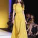 European American Style Yellow Floral Women, New Summer French Design, Flattering And Slimming Long Dress For Petite_ecoleips.com