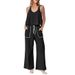 Women's Clothing Cotton And Linen Leisure Loose Pullover Contrast Color Two Piece Suit For Women_ecoleips.com